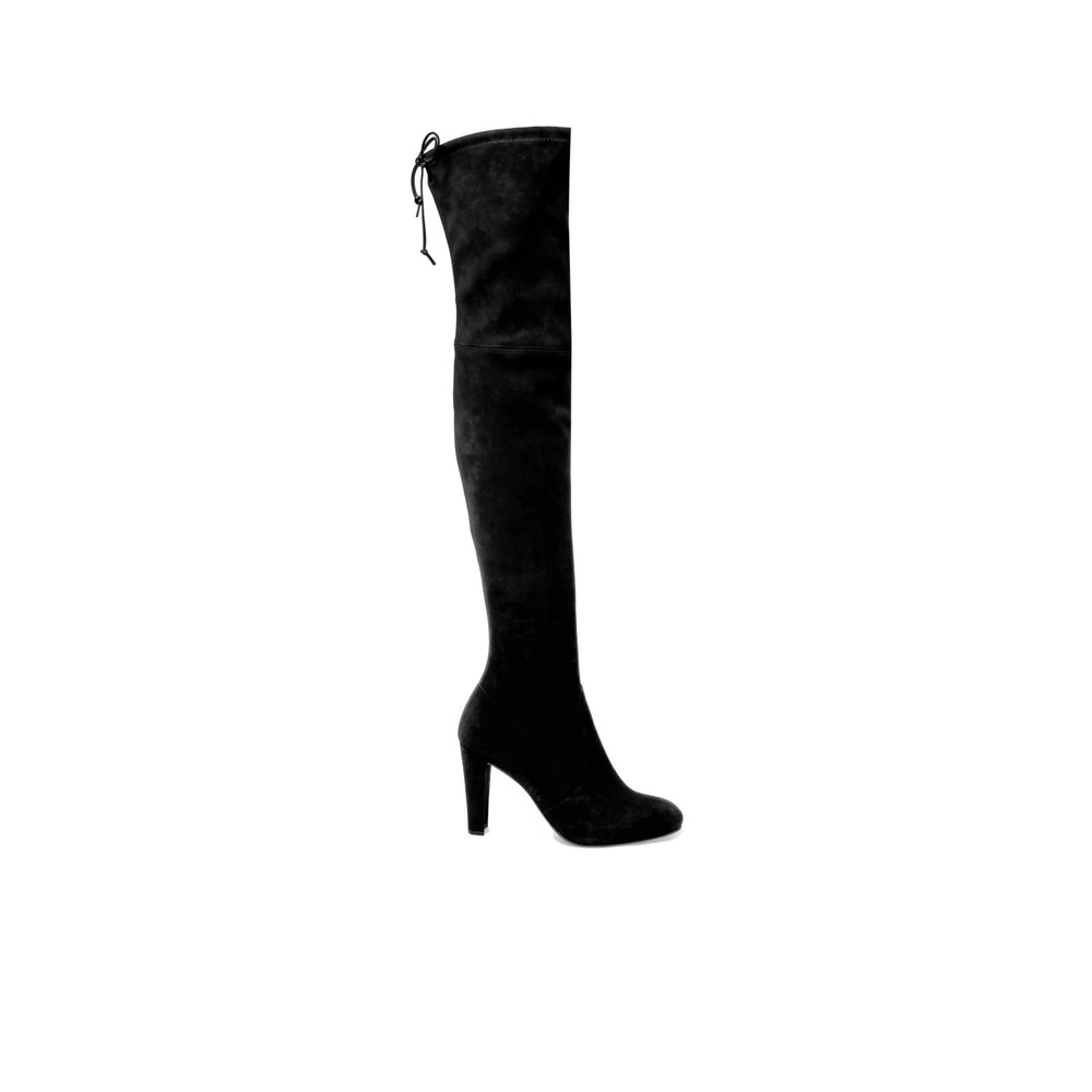 Stuart Weitzman Russell Bromley inspired Black Suede Over The Knee Boots Size 39